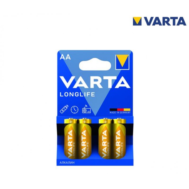 ΜΠΑΤΑΡΙΑ VARTA LONG LIFE ΑΑ (4τμχ)